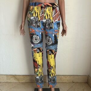 J.W.Anderson 80’s Denim UK Comic Graphic Print Skinny Jeans Pants Women’s Size 4